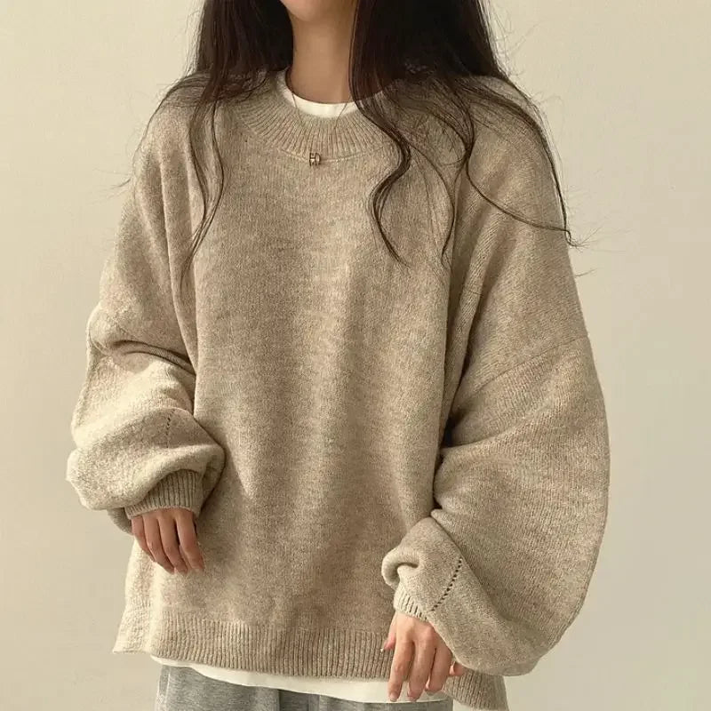 Cozy Womens Crew Neck Pullover 