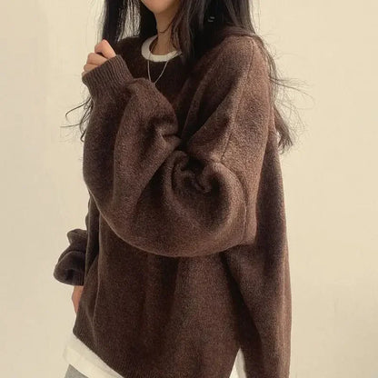 Cozy Womens Crew Neck Pullover 