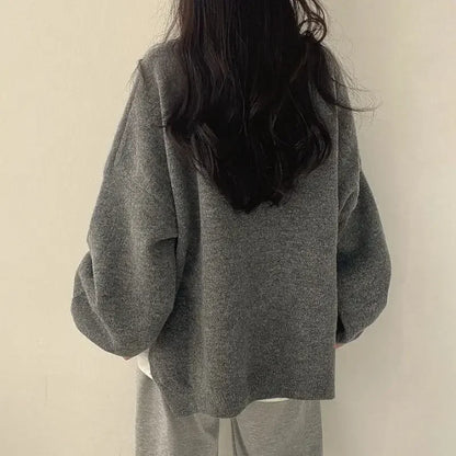 Cozy Womens Crew Neck Pullover 